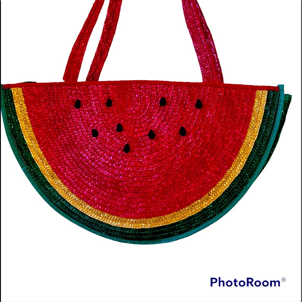 Watermelon Straw Bag, Purse, Summer Parties or Decor